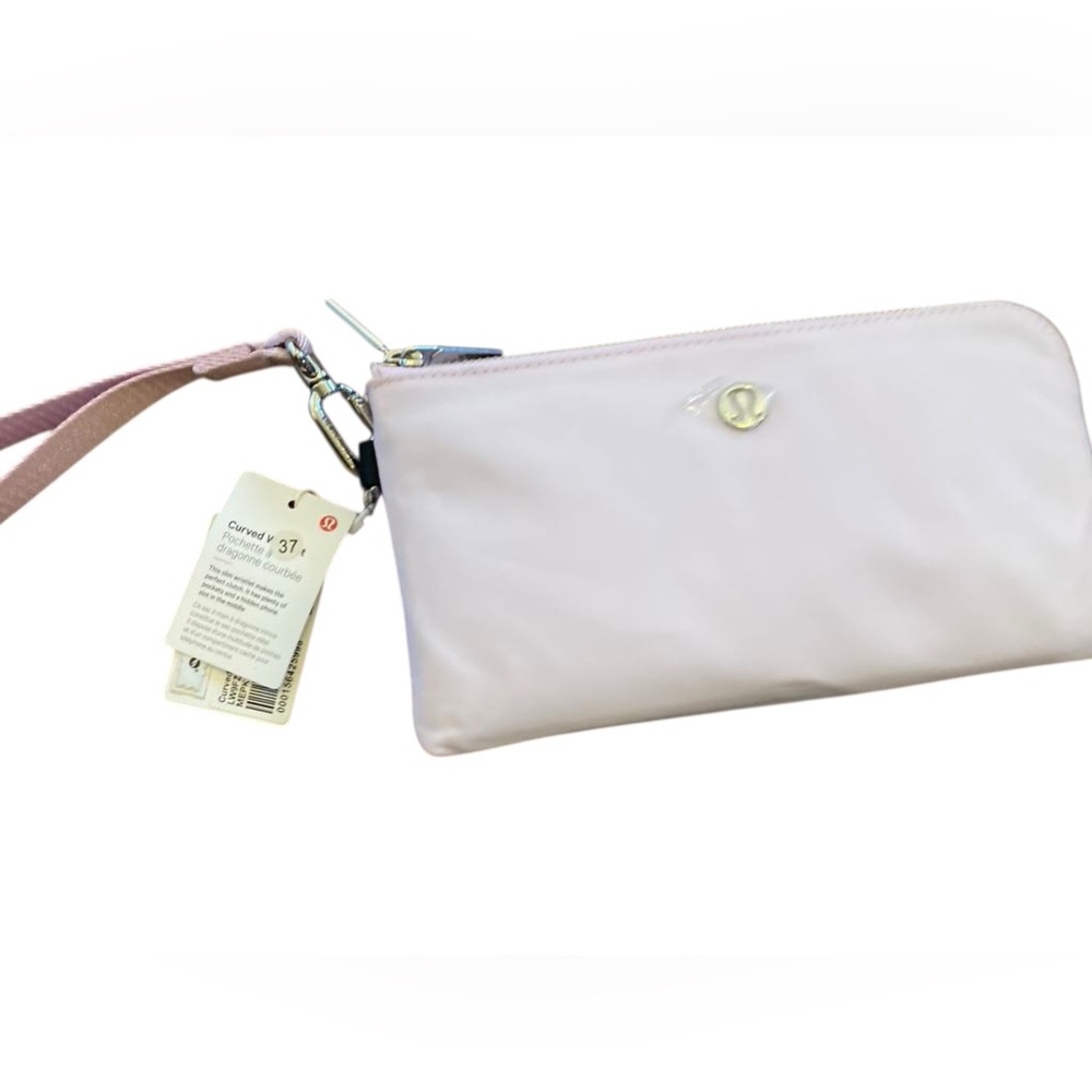 NWT Lululemon curved wristlet MEADOWSWEET PINK - Picture 3 of 5